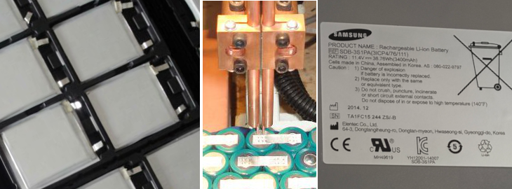 regeneracja baterii do Samsung SDB-3S1PA (3ICP4/76/111) 11.4V 3400 mAh