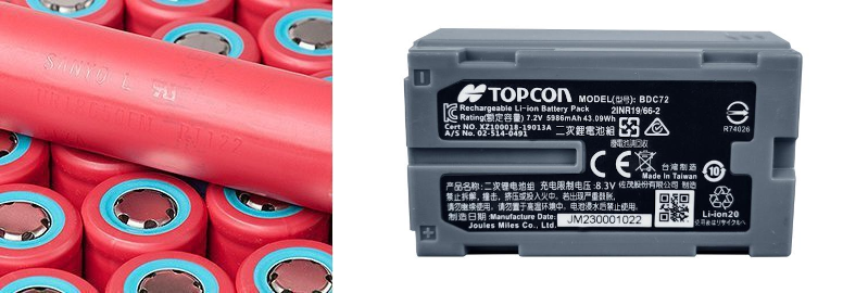 regeneracja akumulatorów Topcon BDC72 BDC 72 BDC-72