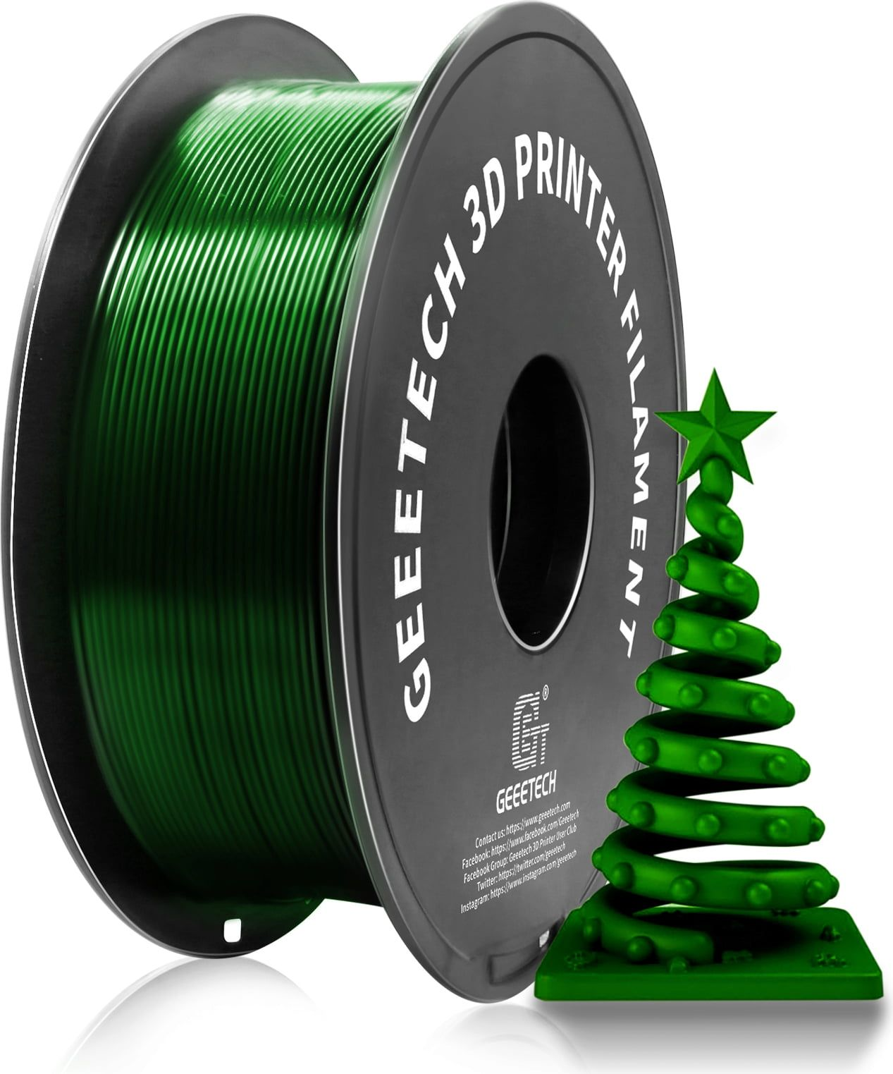 filament Geeetech PETG Green - tree