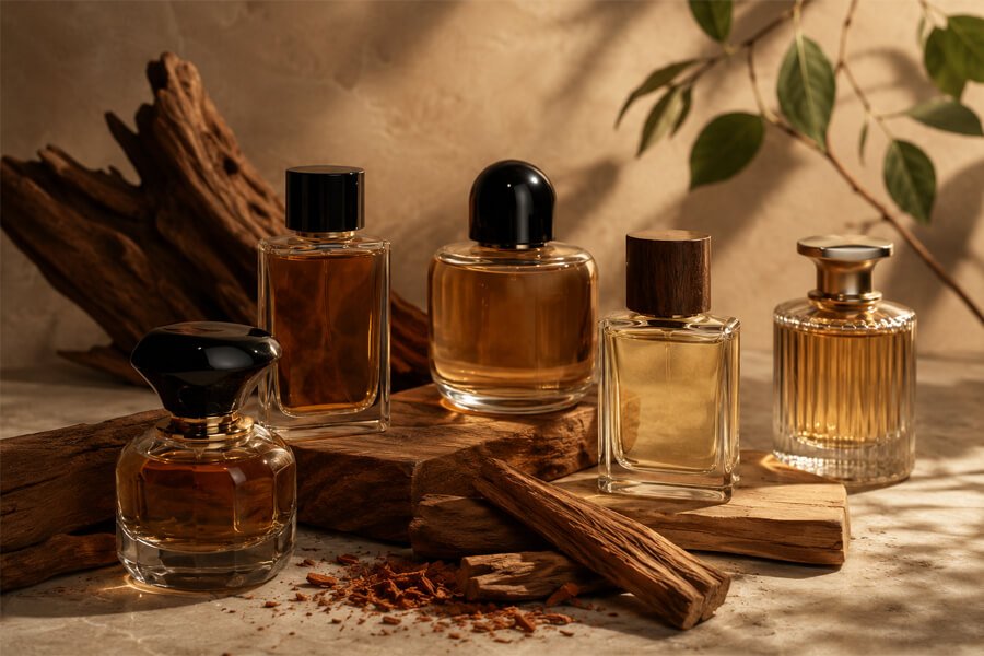Perfumy z drzewem sandałowym