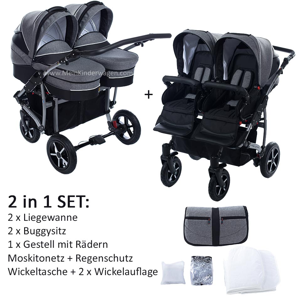 Zwillingswagen 2 in 1 SET Twin Zwillingswagen 2 in 1 SET Twin