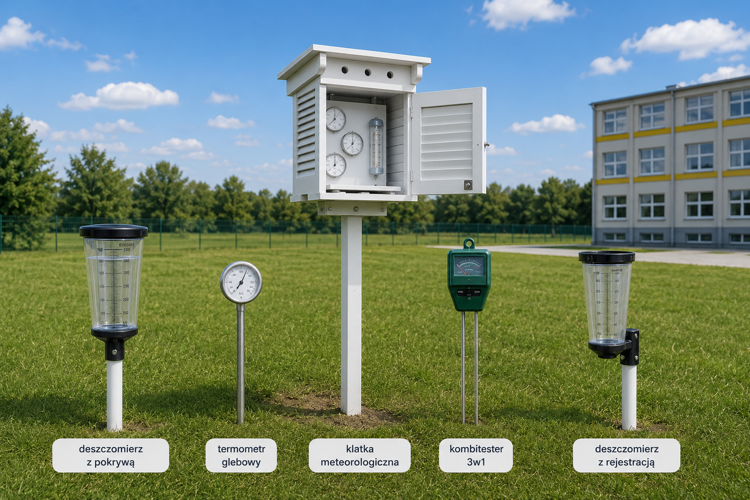 Szkolny ogródek meteorologiczny MeteoPlus EKO
