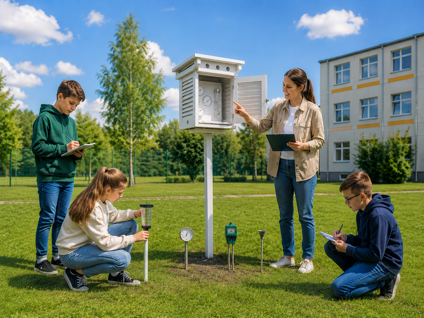 Szkolny ogródek meteorologiczny MeteoPlus EKO