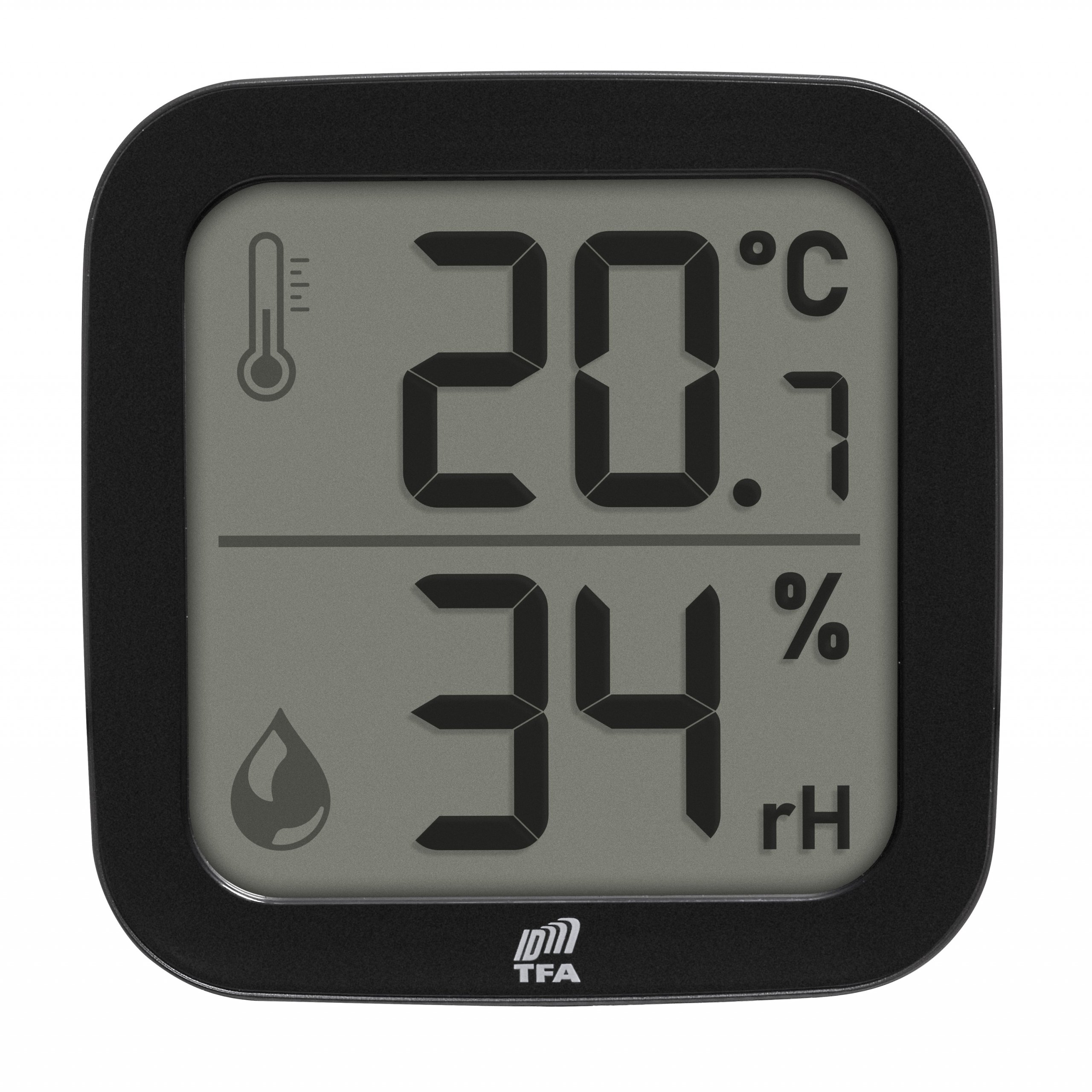Termohigrometr TFA 30.3908 TFA.me ID-A0 INDOOR czarny