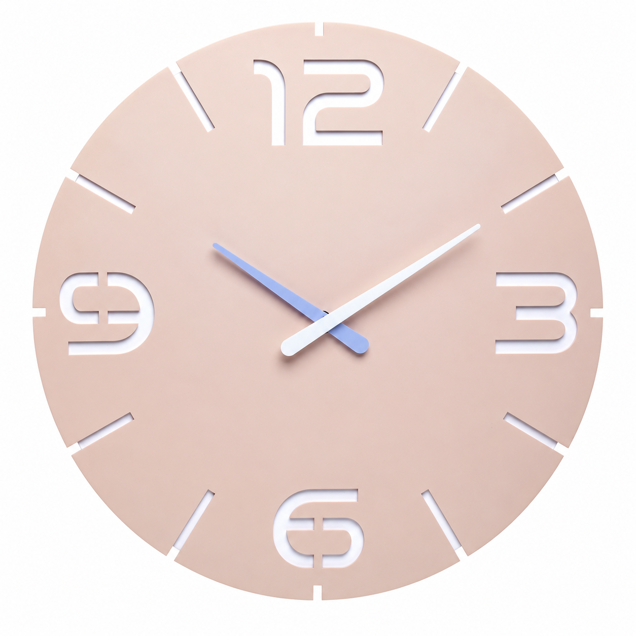 Zegar ścienny TFA 60.3536.16 CONTOUR Pink Apricot