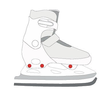 wymiana płozy rolkowej na łyżwowową: krok 1