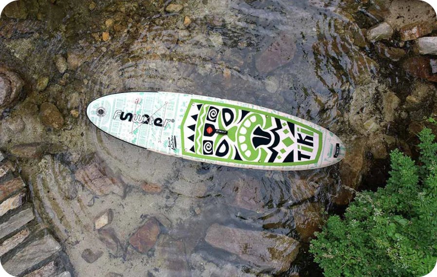 deska sup funwater tiki green