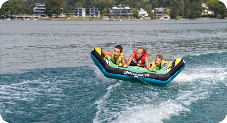 zabawka do holowania na wodzie spinera wing 3