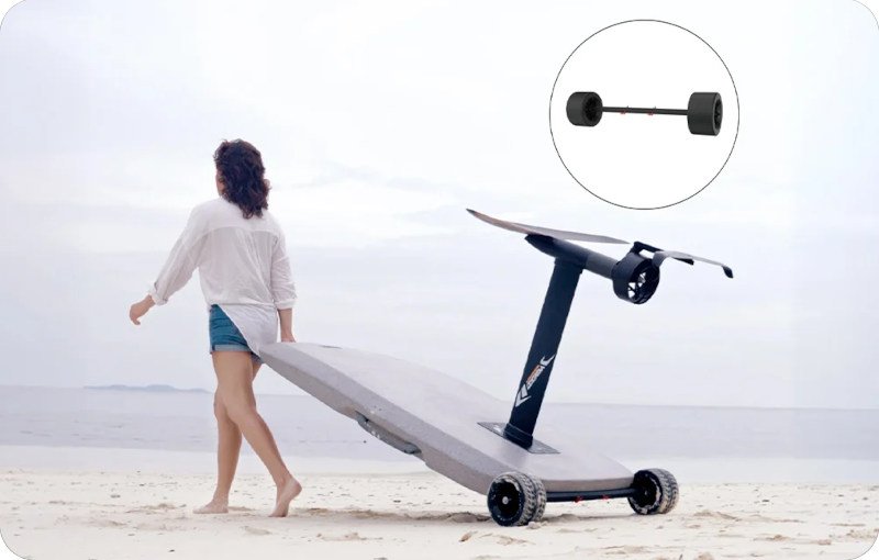 waydoo flyer evo max plus z kołami transportowymi