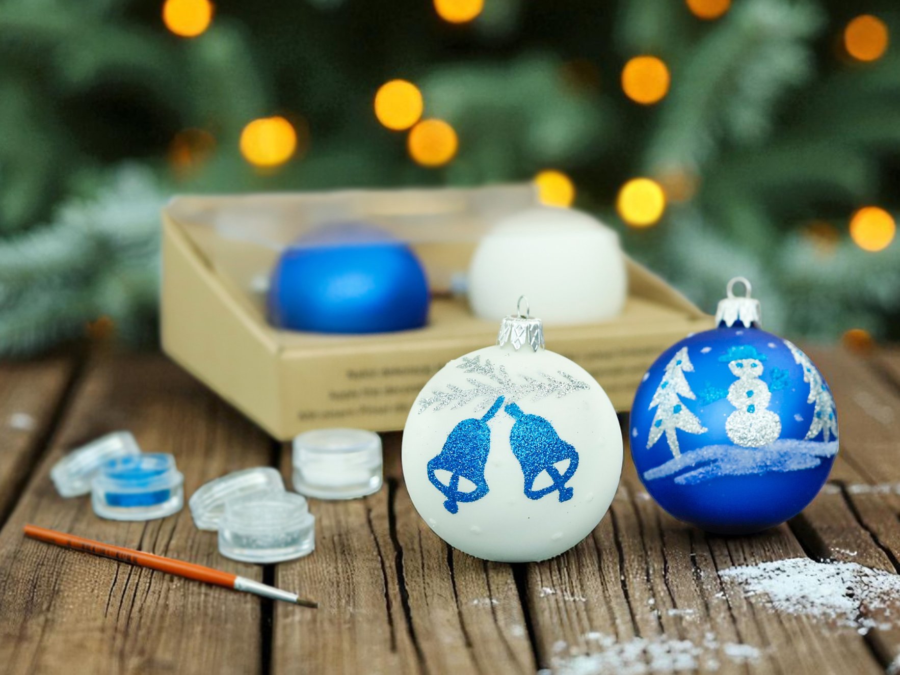 selbstgemachte Weihnachtsdekoration