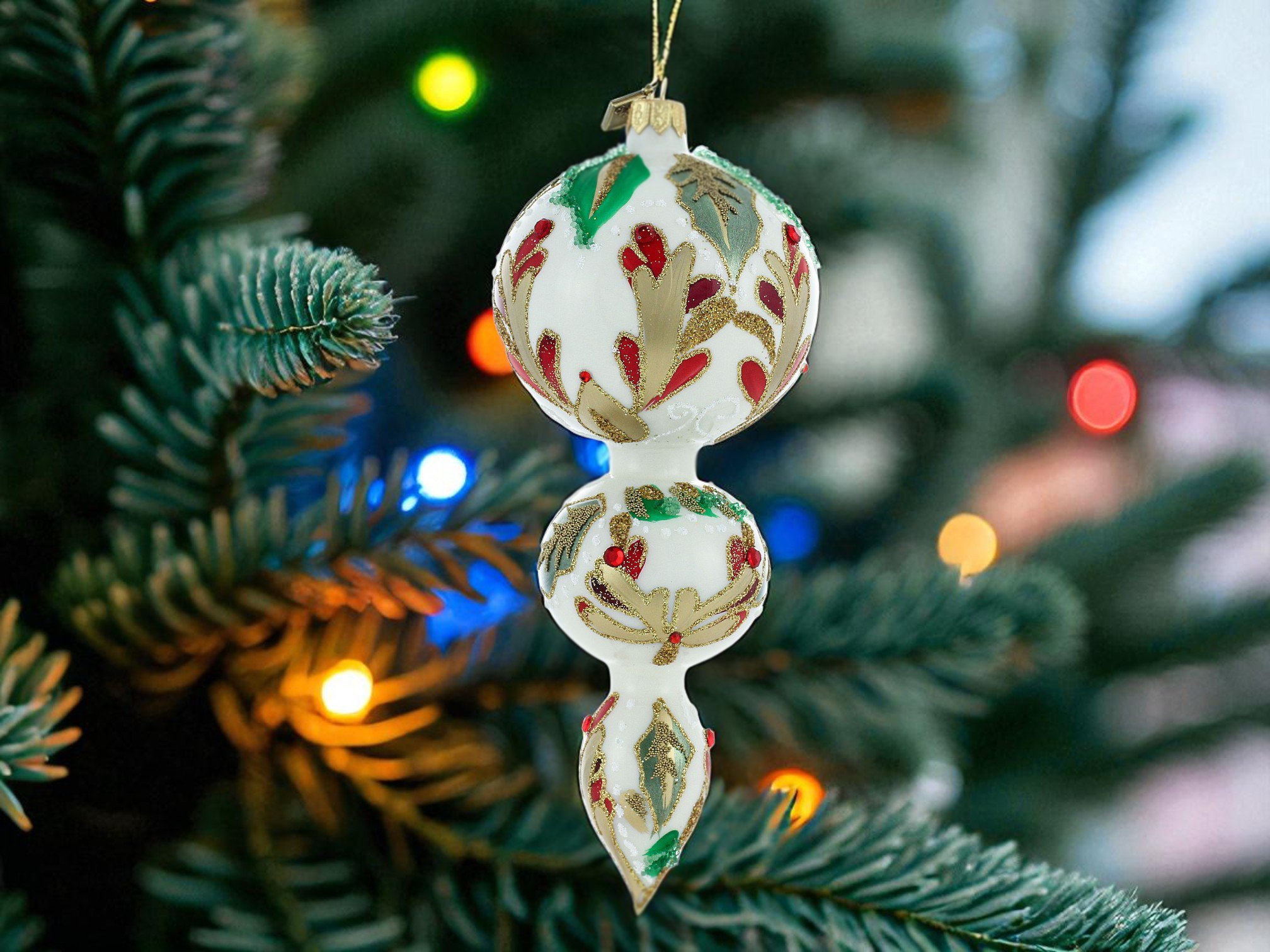 Christmas bauble unique shape