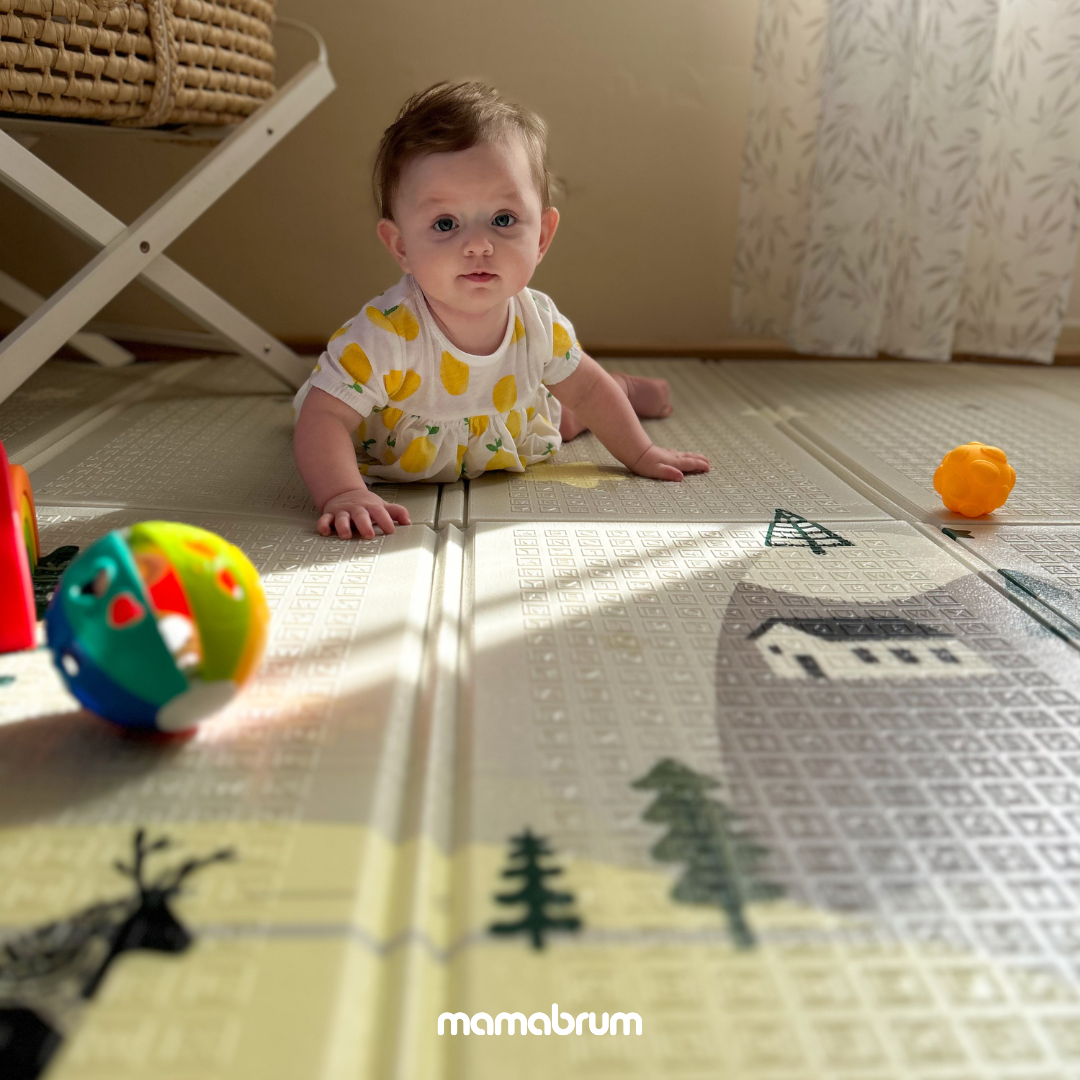 Dwustronna mata piankowa składana