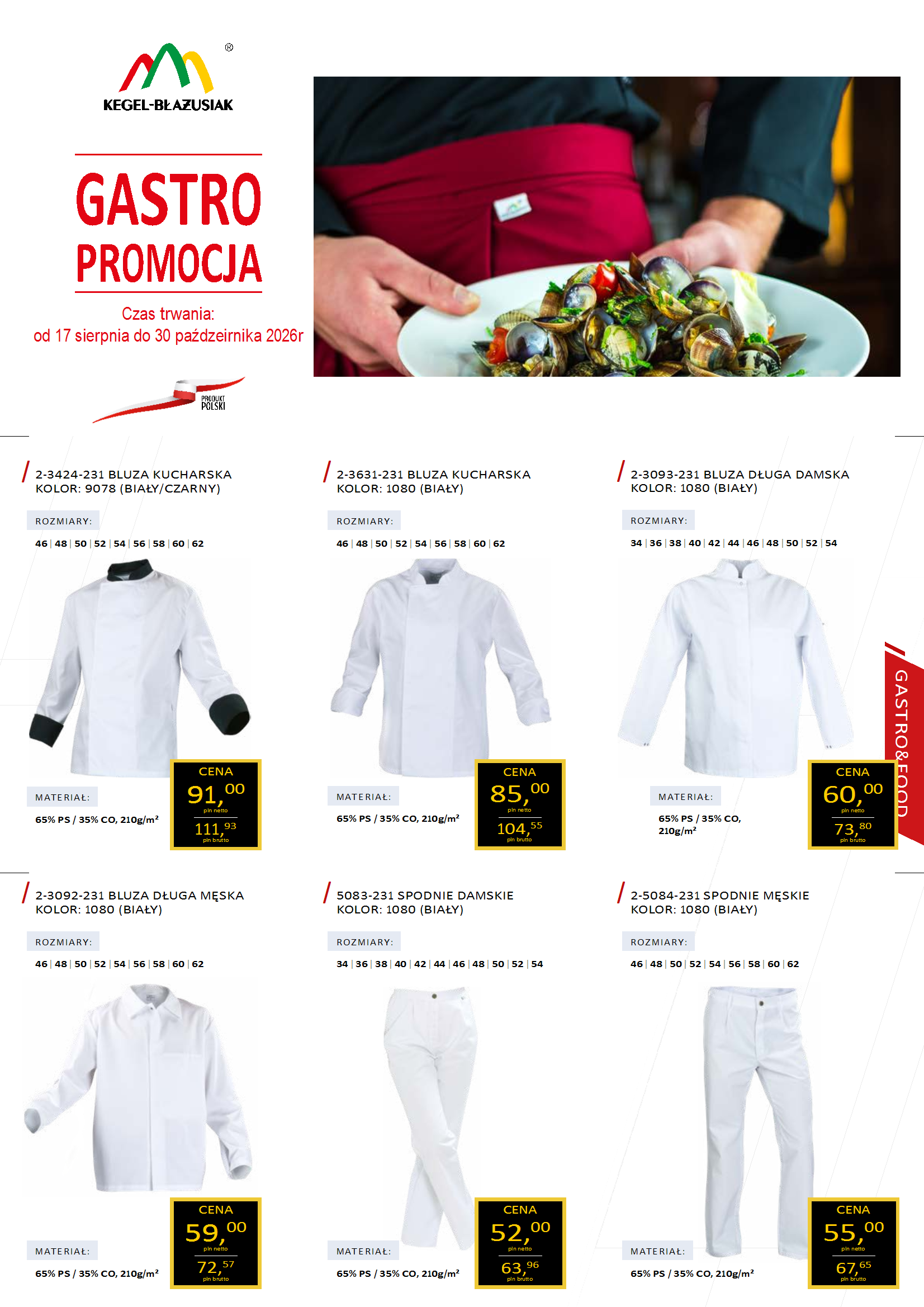 Promocja Gastro 2026 - ulotka