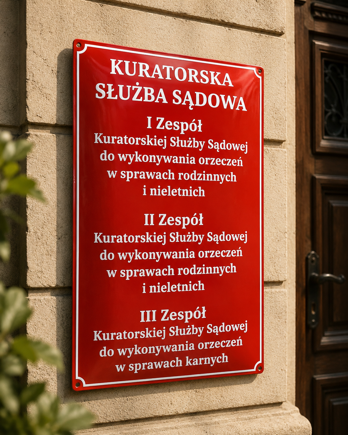 tablica informacyjna emaliowana