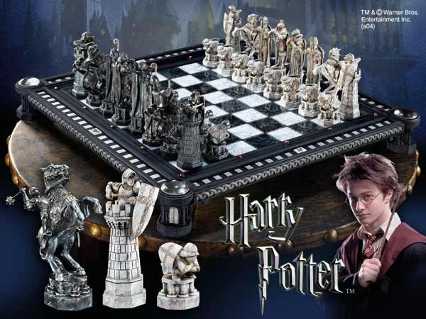Ekskluzywne wydanie szach z filmu Harry Potter