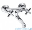 KFA SYMETRIC Bateria umywalkowo-zlewozmwakowa ścienna dł. L=200 mm chrom 340-910-00