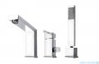 Deante CUBIC Bateria wannowa 3-otworowa BDD 013M 