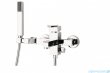 Deante CUBIC Bateria wannowa ścienna z kompletem natryskowym BDD 011M