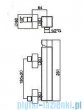 PAFFONI Bateria natryskowa Level Asta LEA168