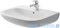 Duravit D-Code Umywalka z przelewem z otworem na baterię 600x460 mm 231060 00 002 