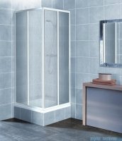 AQUAFORM Kabina prysznicowa kwadratowa VARIABEL polistyren biały 26911 