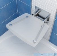 RAVAK Siedzisko Siedzisko Ovo B Opal do kabin prysznicowych B8F0000016 