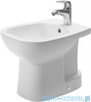 Duravit D-Code Bidet stojący z przelewem z otworem na baterię 355x480 mm 223710 00 002 