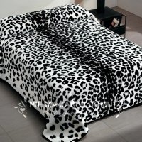 Narzuta Piel - Leopard Czarna 