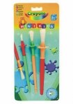 CRAYOLA Zest. pędzelków 3 szt. 