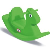 LITTLE TIKES Koń na biegunach zielony 