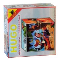 BĄCZEK UKŁADANKA OBRAZK. HUGO 4 EL. 