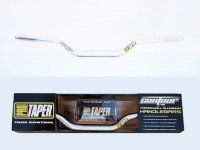 Kierownica PRO TAPER Contour srebrna 775x80x50 28,6mm + osło 