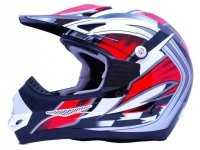 Kask DATEX Frantic SC-05 czarno-czerwony XXL Off Road 