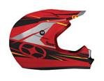 NOFEAR Kask motocyklowy Prime Evo Race czerwony 