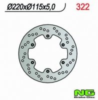 Tarcza hamulcowa tylna YAMAHA TT 600 K (93-96) / TT 600 E (94-01) / TT 600 R (98-04) 
