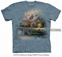 Thomas Kinkade - Koszulka Cobblestone Bridge 