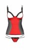 Корсеты Passion Lingerie Midori corset Red, Чёрный, L/XL Pas_Midori corset Red L/XL - Passion - Эротические корсеты и бюстье - Купить