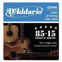 Struny do 12-ki D'ADDARIO EZ940 (10-50) Light 