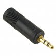 ADAPTER JACK 3,5mm STEREO WT. - JACK 6,3mm STEREO GN. TECHLINE