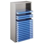 DVD RACK 20 SREBNY 