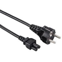 Kabel sieciowy koniczynka - 1,5M czarny