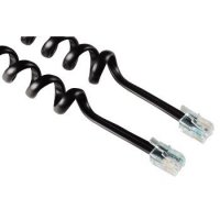Kabel telefoniczny 4p4c czarny 1.5m 