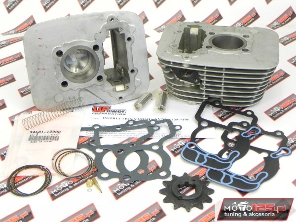 Cylinder BIG BORE 170 ccm x2 TUNING Tuning mechaniczny Yamaha XVS DRAG STAR 125 Yamaha