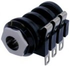Gniazdo Jack 6,3mm Stereo, NMJ6HC-S 