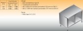 STÓŁ Z PROWADNICAMI NA POJEMNIKI GN LO 112 800/700 