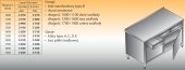 STÓŁ ROBOCZY Z SZUFLADAMI I SZAFKĄ LO 129 1300/600 