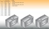 STÓŁ ZLEWOZMYWAKOWY 1-ZBIORNIKOWY LO 216 - 900x700 