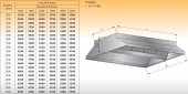 OKAP CENTRALNY BEZ OŚWIETLENIA LO 911/1 - 2400x1200 