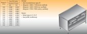 STÓŁ ROBOCZY Z SZUFLADAMI I SZAFKĄ OTWARTĄ LO 128 1300/600 