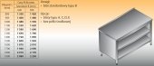 STÓŁ ROBOCZY Z SZAFKĄ OTWARTĄ LO 114 1900/700 